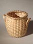Miniature Italian Breadstick Basket in brown ash