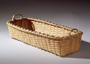 Cracker Basket. Hand crafted of pounded Maine brown ash using the traditional techniques of the Maine woodsmen, Shakers, and Native American basketmakers. Artist - Stephen Zeh.