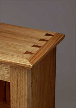 Display case for miniature baskets