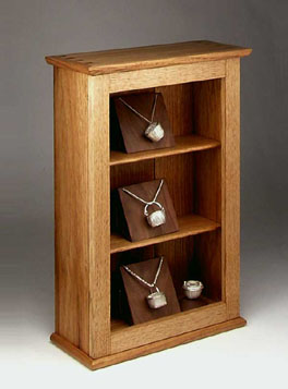 Miniature Display Case in butternut 